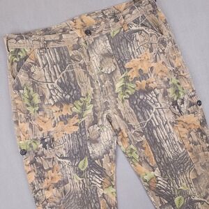 Commander Trebark Camo‎ Cargo Pants Mens Large Regular (38-40) Hunting Vintage